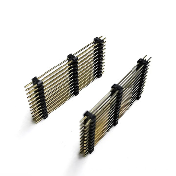 2.54mm Double row straight pin header connector